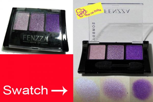 Trio de sombras Fenzza - Roxa