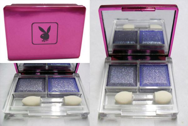 Duo de sombras Playboy Beauty - Grafite e lilás